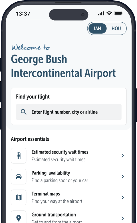 Preview of the mobile app